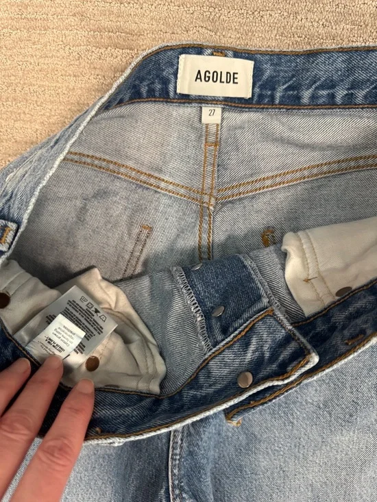 AGOLDE Low Slung Baggy in Libertine Size 27 - Picture 9 of 15